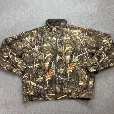 RealTree Jacket Adult X Large Brown Work Wear Lined Hunting Camo Puffer Coat Men - Image 1 of 4