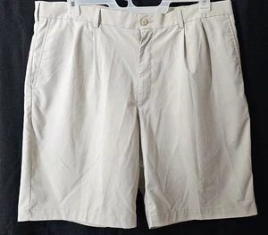 Pantaloncini da golf Pro Tour beige da uomo taglia 38 cuciture interne 10" - Foto 1 di 4