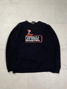 Sudadera Negra Crew F1 Fórmula Uno X Cacahuetes Talla Grande Adulto Unisex Limitada - Imagen 1 de 11