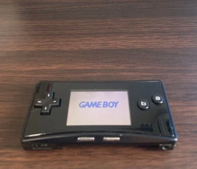 Game Boy Micro Black Game Boy Advance Micro GBA Nintendo Japan - Image 1 of 4