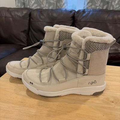 Botas Ryka Aubonne azules con encaje elástico, para mujer talla 8,5 Foto 1 de 4