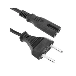 Cable de Alimentación Bipolar 2 pines EU C7 1,20m, Nuevo - Imagen 1 de 1