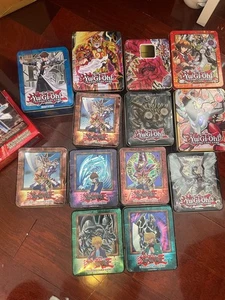 Latas y cajas de cartas coleccionables Yu-Gi-Oh TCG *VACÍAS* - Imagen 1 de 4