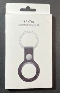 Portachiavi Ufficiale Apple AirTag in Pelle [Mezzanotte] NUOVO - Foto 1 di 4
