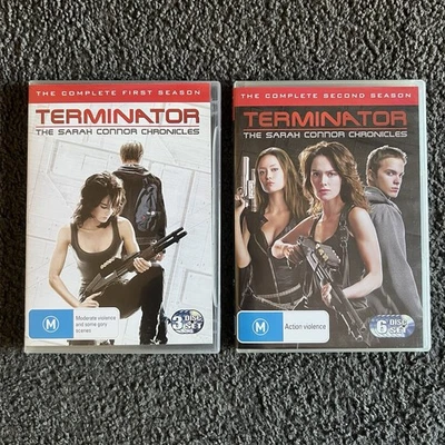 Terminator The Sarah Connor Chronicles Season 1 & 2 Complete Series R4 DVD - Image 1 of 4