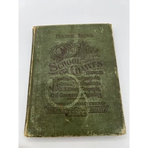 1888 Teachers' Manual Complete School Charts by American Book Company Antique - Picture 1 of 13