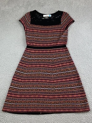 Vestido Anthropologie Talla M Multicolor Lana de Cordero Cachemira Blnd Gorrión Mediano Usado en Excelente Condición Foto 1 de 4