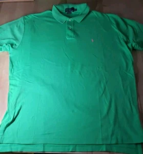 Polo Ralph Lauren Poloshirt grün mit rosa Pony Größe XXL 2XL (#8) - Bild 1 von 9