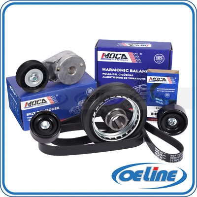 Harmonic Balancer Serpentine Belt Component Kit for Chevrolet Venture Pontiac - Image 1 of 4
