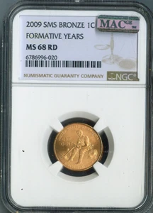 2009 Lincoln Cent Professional Life NGC MS68 SMS RD Quality - Picture 1 of 2