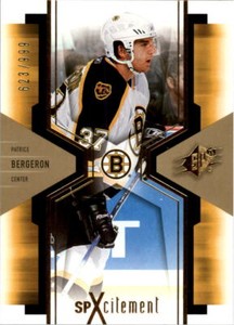 2006-07 SPx SPxcitement #X8 Patrice Bergeron /999 - NM-MT