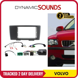 Volvo S60, V70 Car Stereo Double Din Fascia Fitting Kit Grey - CTKVL14 - Picture 1 of 3