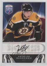 2009-10 Upper Deck Be a Player Signatures Patrice Bergeron #S-PB.1 Auto