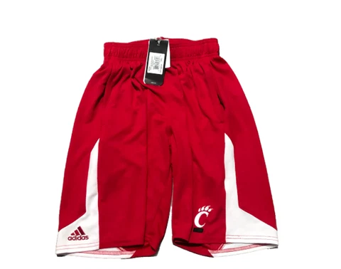 New NWT Cincinnati Bearcats adidas Sideline Pocket Size Small Performance Shorts Cover