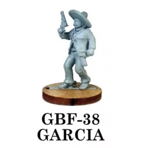 GBF-38 GARCIA - KNUCKLEDUSTER MINIATURES - OLD WEST - GUNFIGHTERS BALL - Picture 1 of 1