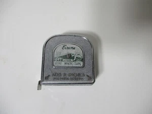 VINTAGE EVANS 10 PIEDI NASTRO BIANCO METRO A NASTRO MADE IN USA - Foto 1 di 3