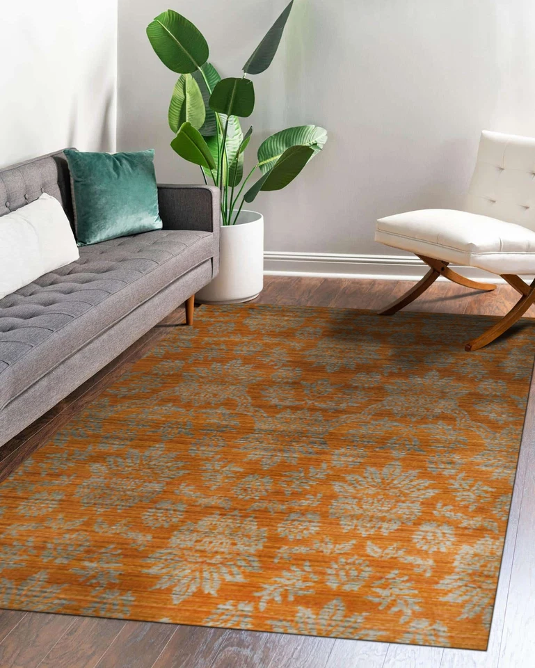 Blue Wool Himalaya Area Rug by EORC | Luxurious and Stylish Rug for Adding a - Image 1 of 4