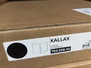 Ikea KALLAX offenes Schrankregal Regalgerät 1S Buchetui, 42x42 cm, schwarz braun - Bild 1 von 1