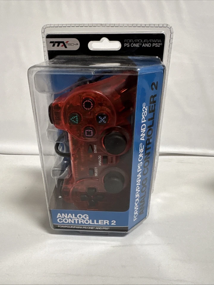 TTX Tech - Analog Controller 2 for Sony PlayStation PS1 PS2 NXP2-035 SEALED NEW - Image 1 of 1