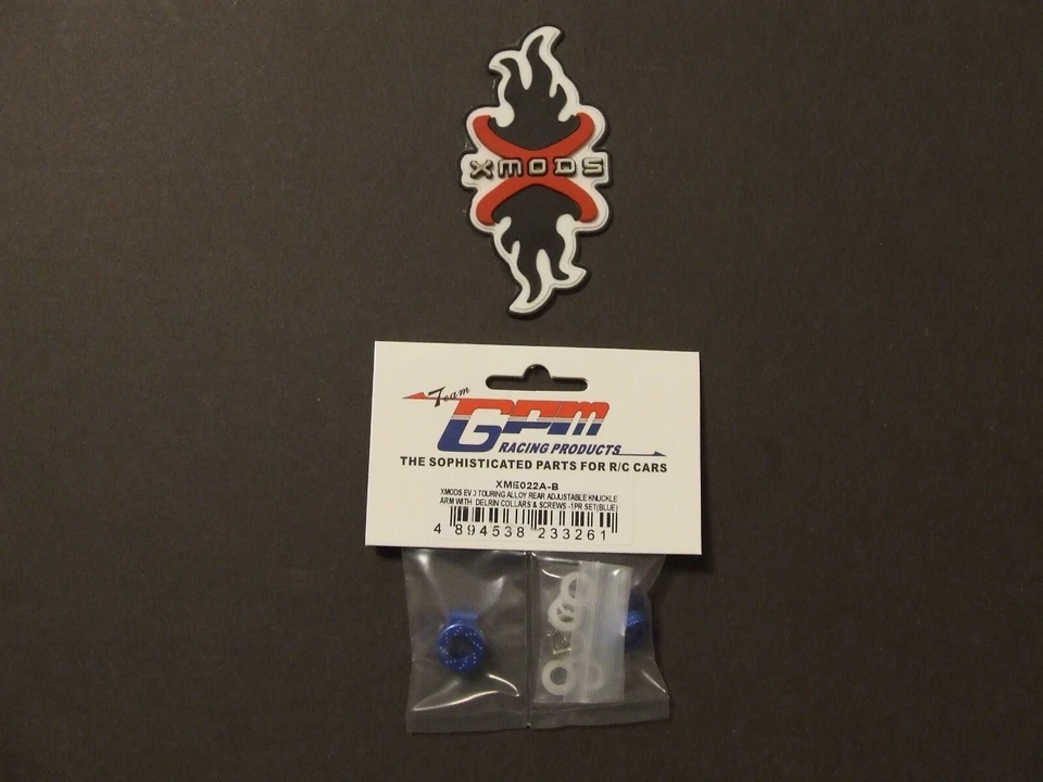 *XMODS GPM ALUMINUM REAR KNUCKLES FOR EVO XME022A BLUE NEW ** - Image 1 of 1