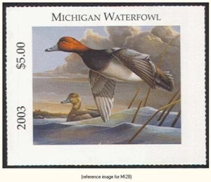 D2K Michigan Duck Stamp 2003 $5.00 - Picture 1 of 1