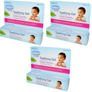 3 Pack- Hylands Baby Teething Gel for Fast Relief, 0.5 oz - Picture 1 of 1