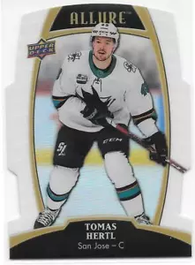 19/20 Allure: Tomas Hertl White Rainbow Parallel Diecut Card (#10) ! - Picture 1 of 2