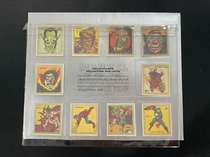 Colección de estampillas de valor de Marvel, mediados de la década de 1970 10 estampillas raras Ghost Rider - Imagen 1 de 9