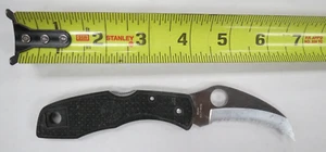 SPYDERCO MERLIN CLIPIT SERRATED FOLDING KNIFE ATS-55 SEKI-CITY JAPAN - Picture 1 of 10