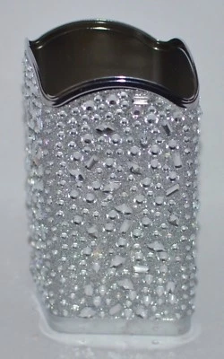 NEW BATH & BODY WORKS SILVER TOSSED GEMS GENTLE FOAMING HAND SOAP SLEEVE HOLDER - Image 1 of 4