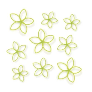 Wanddekoration Blume Florette grün 3 Stück - Bild 1 von 1