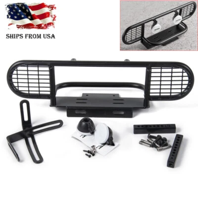 Metal CNC Front Bumper Bull Bar For RC 1/10 D90 D110 RC4WD Rock Crawler Car US - Image 1 of 4