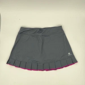 NWOT BJRN BORG Tori Skort Size Large Blueish Dark Grey fuchsia trim | Tennis - Picture 1 of 8