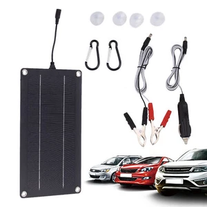 Cargador de Batería Solar Coche 12V/24V Trickle Cargador de Batería Kits de Paneles Solares - Imagen 1 de 8