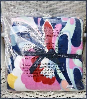 Vera Bradley Throw Blanket Mod Paisley 50"x80"  New in Package Super Soft - Image 1 of 4
