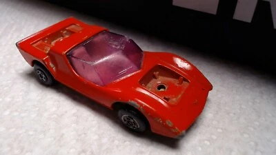 Lesney Matchbox Superfast #4 1971 Gruesome Twosome Orange England Foto 1 de 3