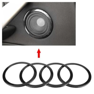 Anillos de altavoces para puerta efecto fibra de carbono para BMW Serie 3 F30 (2013-2018)  - Imagen 1 de 2