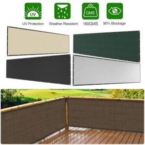 Recinzione Privacy Protezione Schermo Rete Giardino Cortile Parabrezza Rete Parasole 25' 50' - Foto 1 di 33
