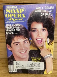 MAG: Soap Opera Digest-November 5 1985-Steve Caffrey-Tasia Valenza - Picture 1 of 14
