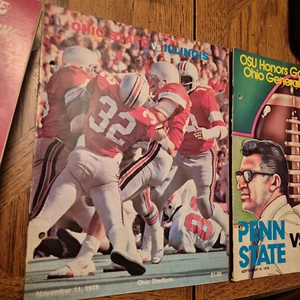 2 1978 OHIO STATE FOOTBALL GAME PROGRAMS BUCKEYES PENN STATE vs - Picture 1 of 8