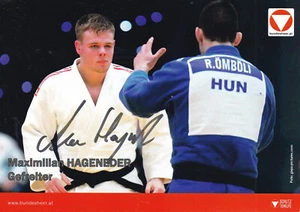 Maximilian HAGENEDER - Österreich, Judo, Original-Autogramm! - Bild 1 von 1