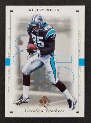 Wesley Walls Upper Deck SP Authentic Football Card #14 (NM) - Image 1 of 2