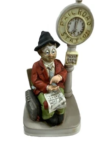 Estatuilla de miembro de la estación de ferrocarril Willie edición exclusiva 2002 #07311 melodía en movimiento - Imagen 1 de 11