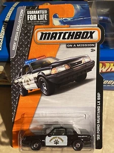 2014 MATCHBOX 1993 FORD MUSTANG LX SSP 5.0 HIGHWAY PATROL, - Picture 1 of 1