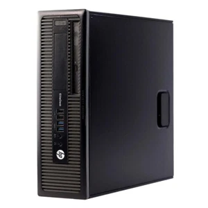 HP Desktop Computer i5 8GB RAM 256GB SSD Windows 10 Pro PC Wi-Fi DVD/RW - Picture 1 of 6