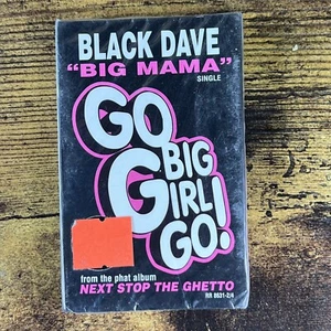 Black Dave Big Mama  Go Big Girl Go! Cassette Single New Sealed Cardboard Sleeve - Picture 1 of 4