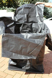 Woolpack bale Bulka Bag , Black, New, 70x70x100cm,Rubbish, HEAVY DUTY, Gardening - Picture 1 of 4
