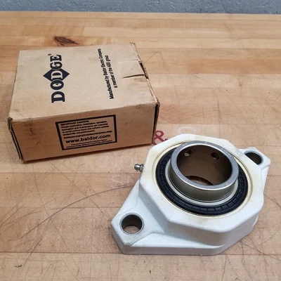 Dodge F2B-SCEZ-115-PCR Flanschlager, 1-15/16" ID, 2-Bolzen, Polymer - GEBRAUCHT - Bild 1 von 4