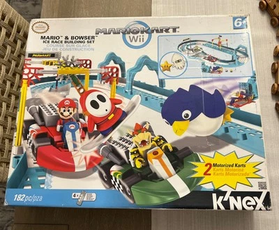 K'nex Super Mario Kart Wii Mario Bowser Ice Race BuildingSet 38189 Nintendo - Image 1 of 4