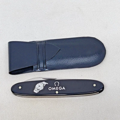 VTG Omega Watch Advertising Knife Spritzer & Fuhrmann Ltd Victorinox Switzerland - Image 1 of 4